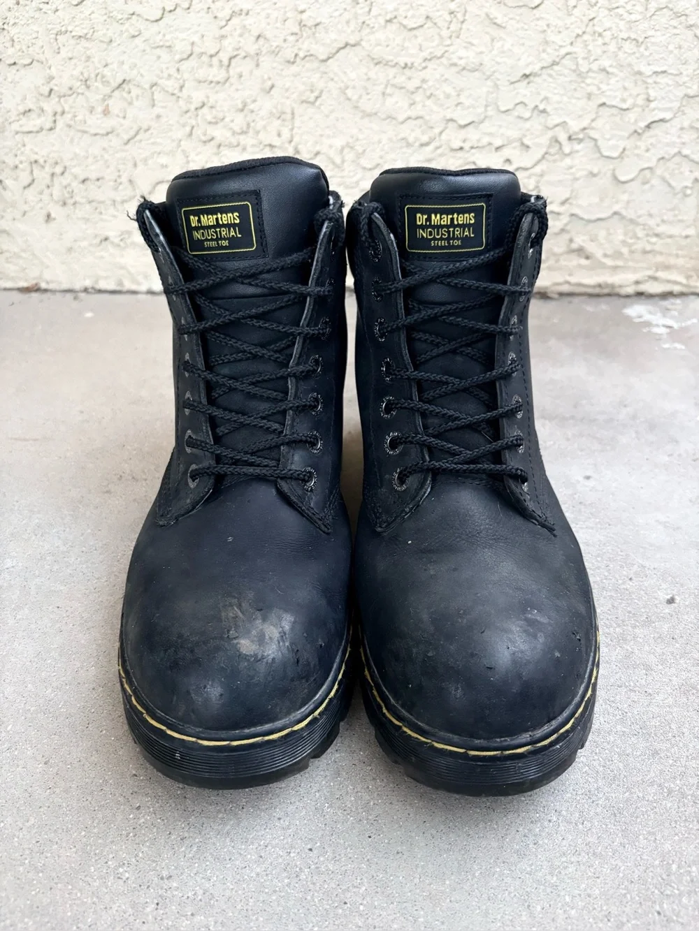 Dr. Martens Winch Men’s 11 Steel Toe Waterproof Leather Work Safety Boots Black